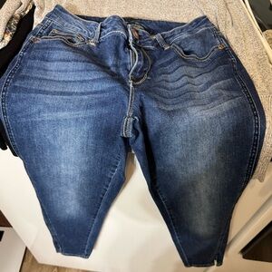 Maurices Dark Blue Skinny Jeans